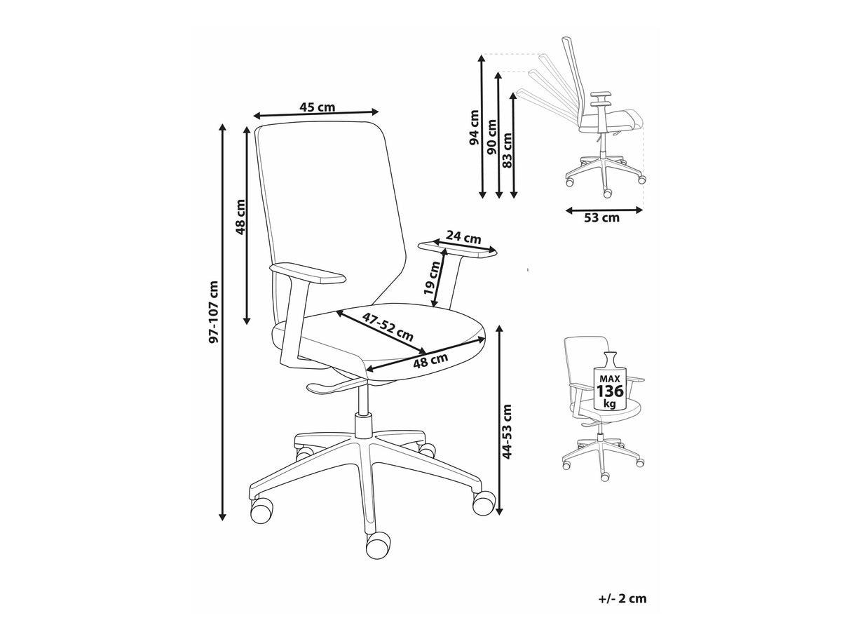 Biroja krēsls 550466