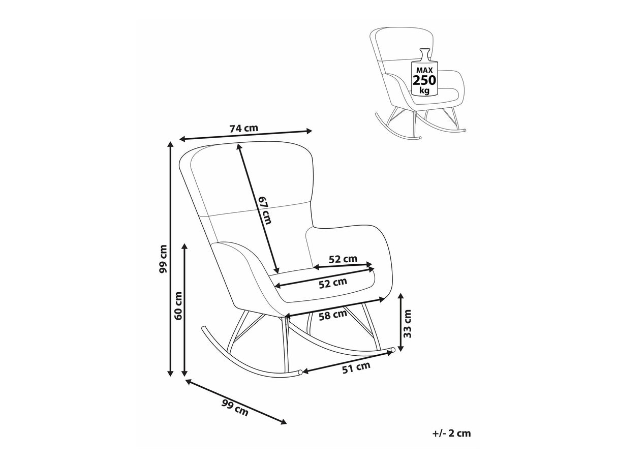 Šūpuļkrēsls 525032