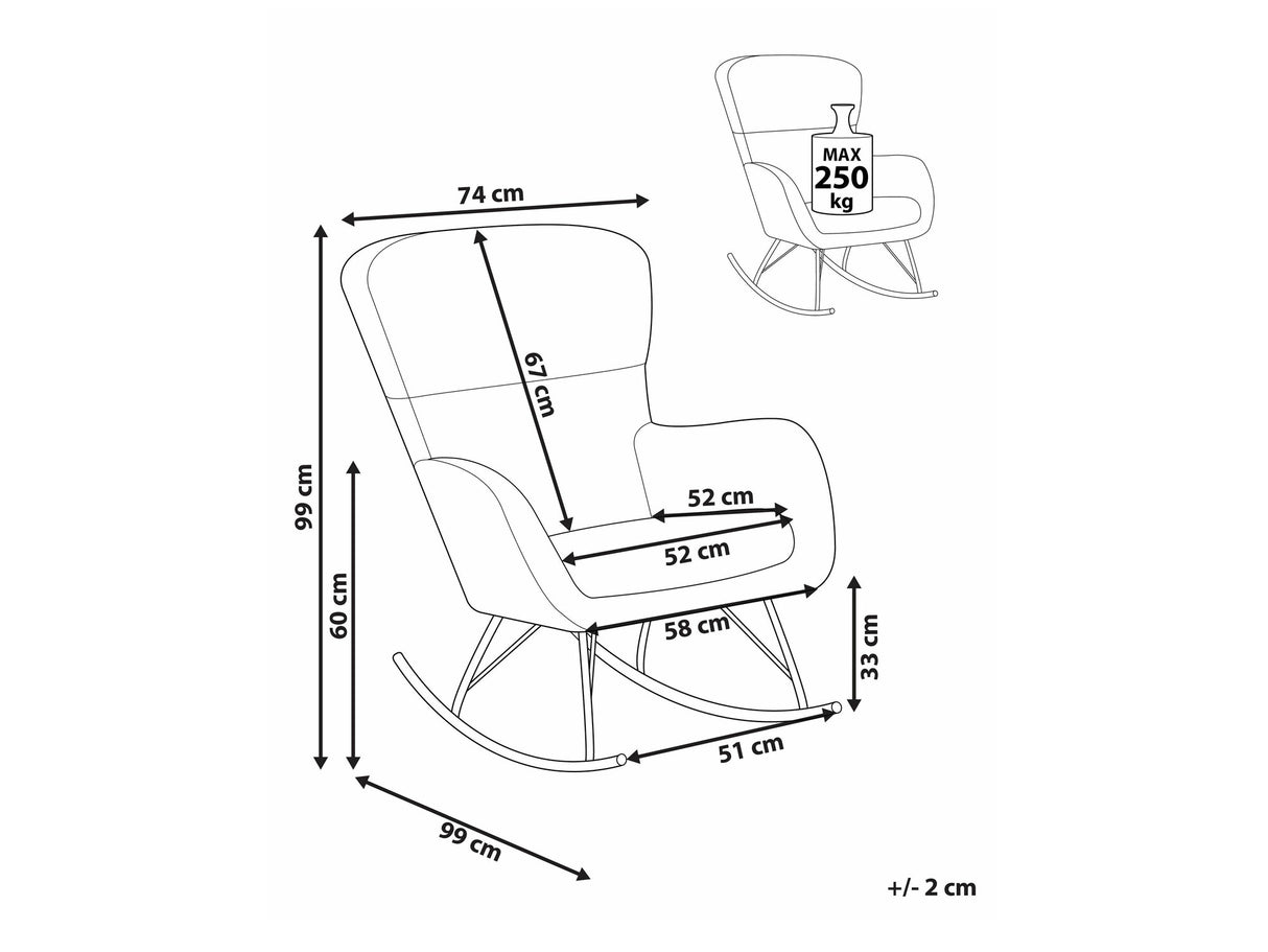 Šūpuļkrēsls 525032