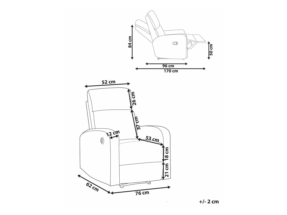 Krēsls reglainer 551046