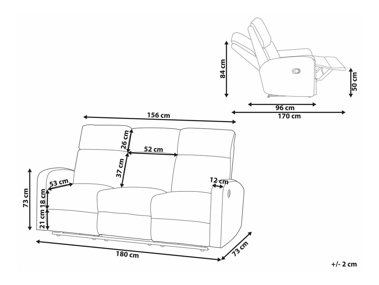 Dīvāns reglainer 551070