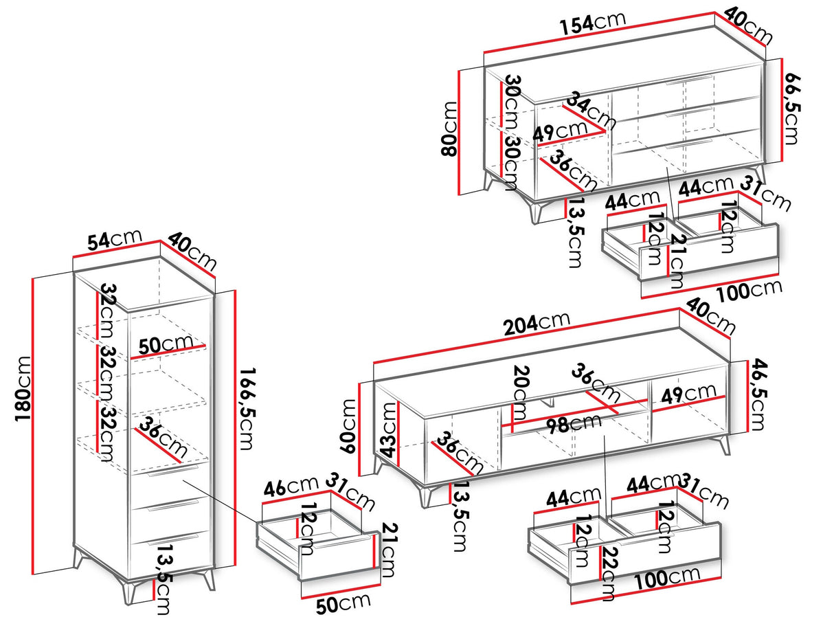 Viesistabas komplekts 551324