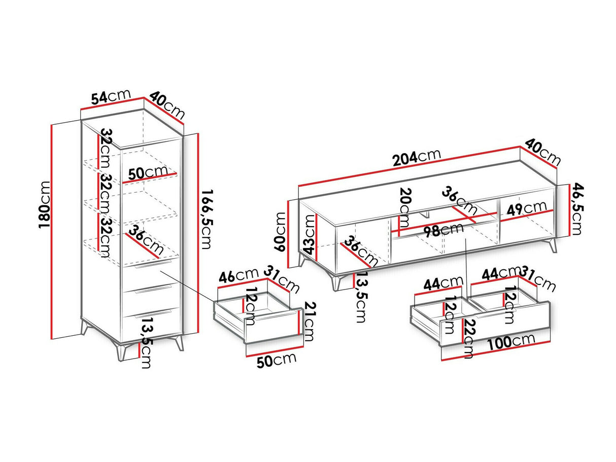 Viesistabas komplekts 551324