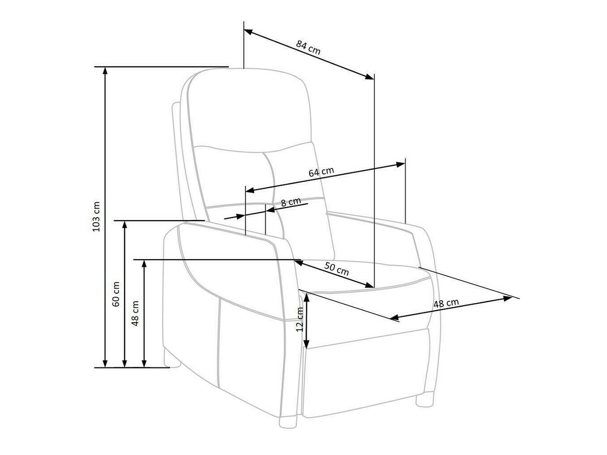 Krēsls reglainer 309089