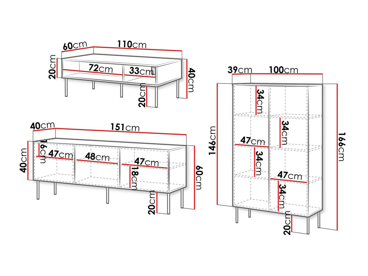 Viesistabas komplekts 547860