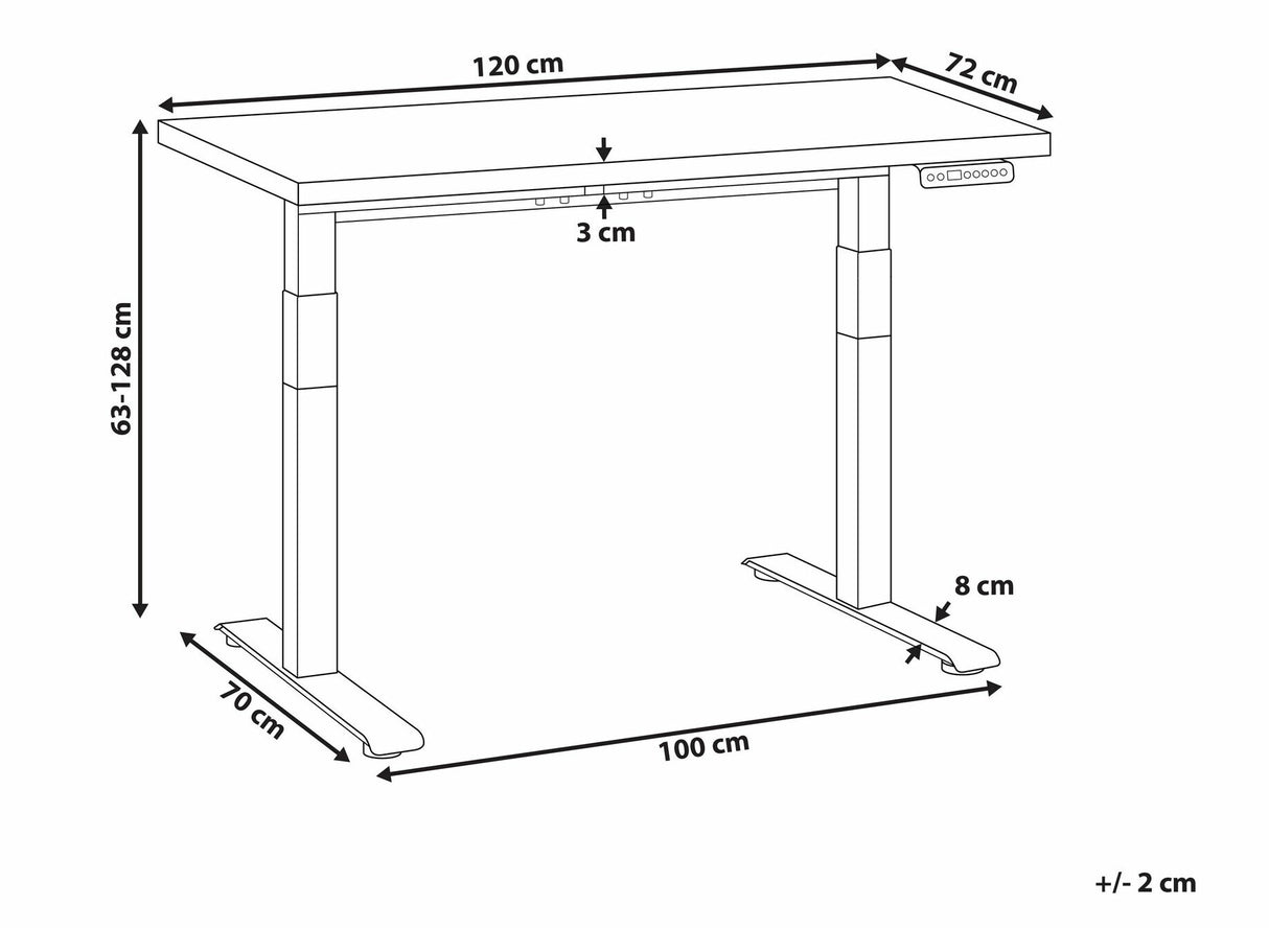 Rakstāmgalds ar regulējamu augstumu 554373