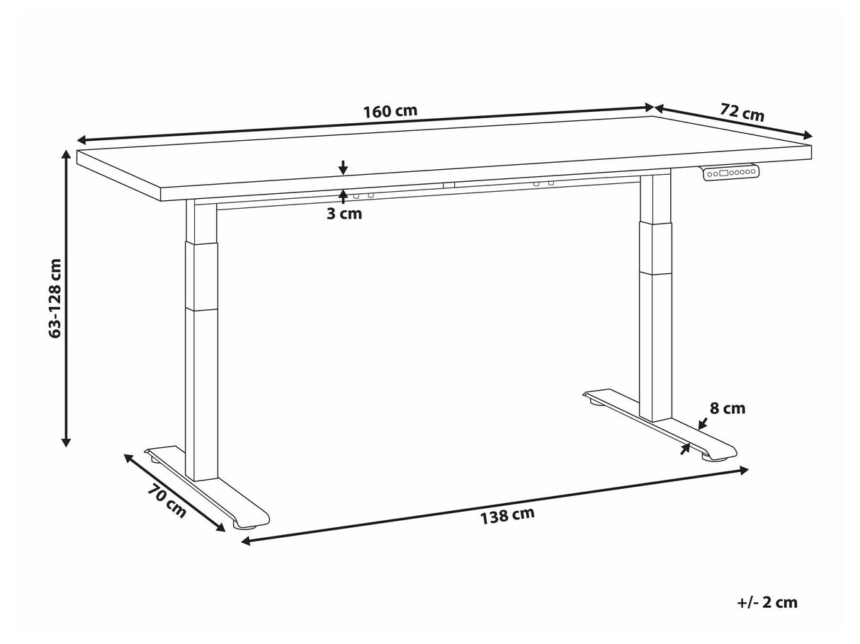 Rakstāmgalds ar regulējamu augstumu 554402