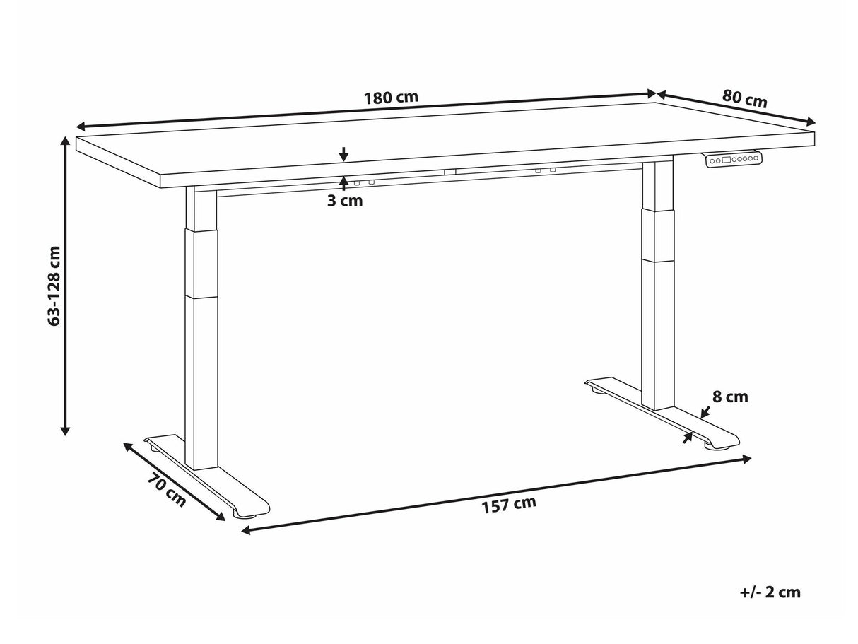 Rakstāmgalds ar regulējamu augstumu 554445