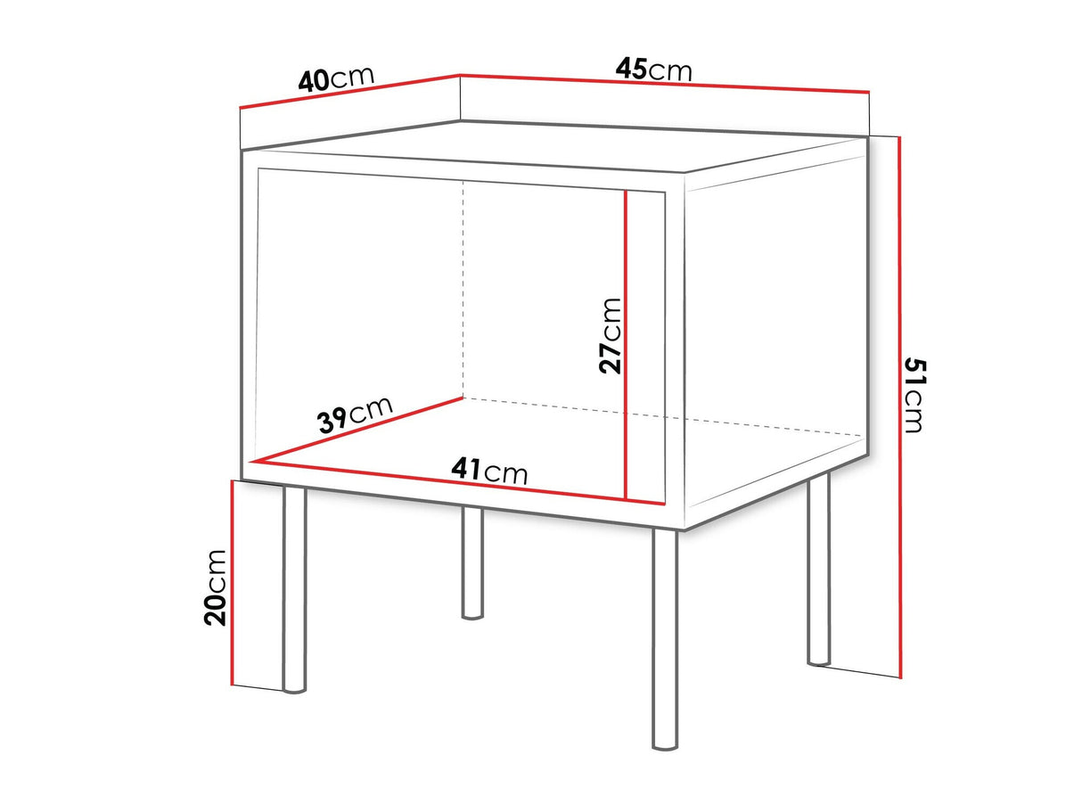 Naktsgaldiņu komplekts 554774