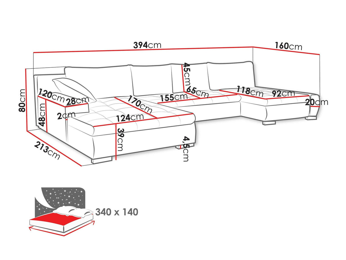 Stūra dīvāns 444781