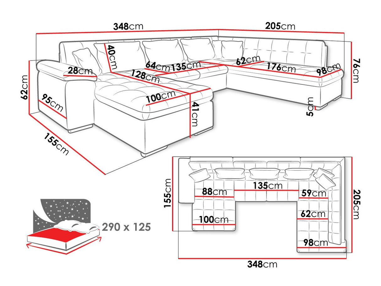 Stūra dīvāns 108216