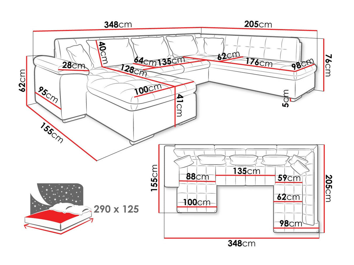 Stūra dīvāns 108216