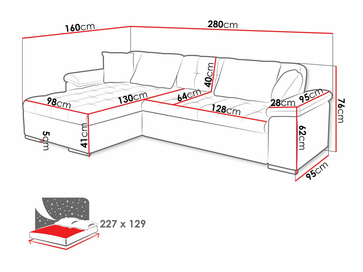 Stūra dīvāns 108344