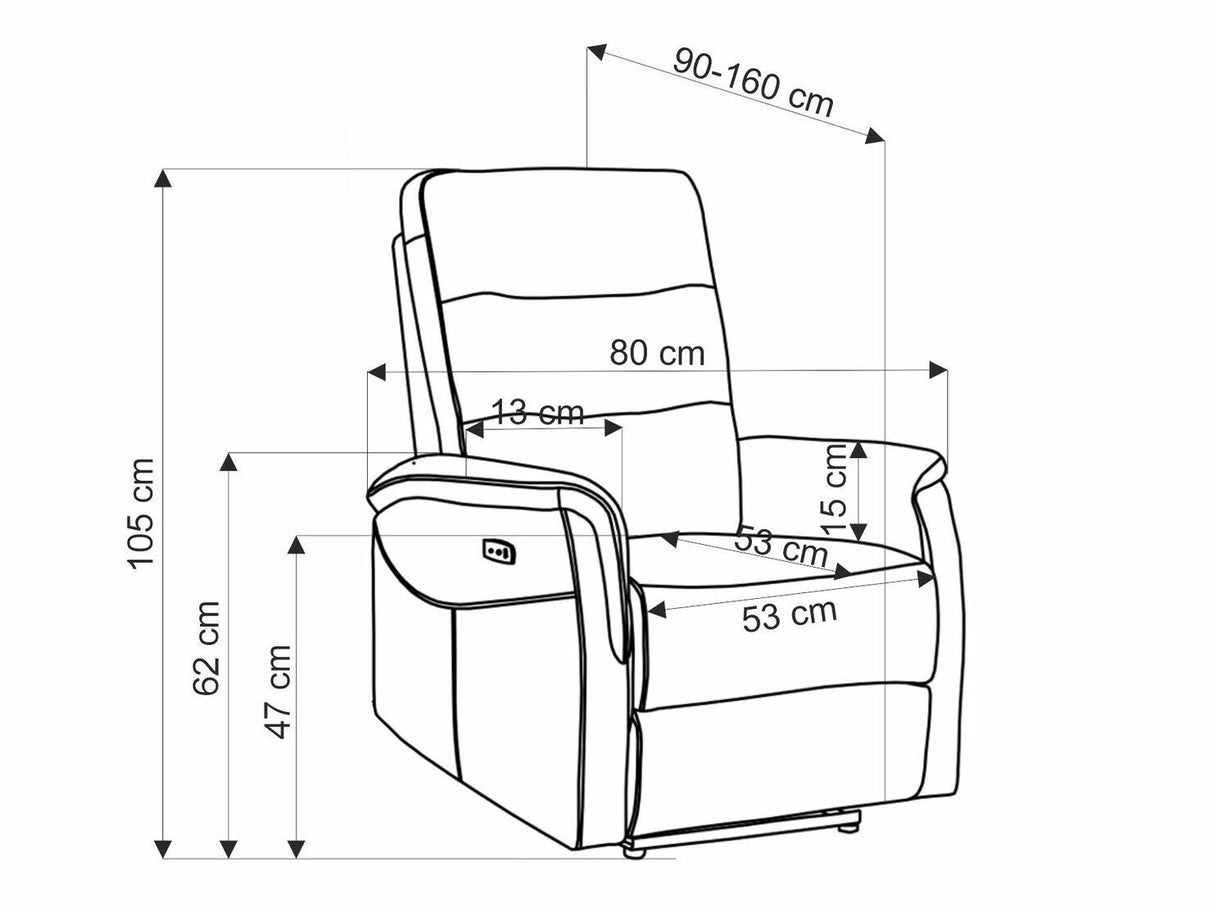 Krēsls reglainer 555935