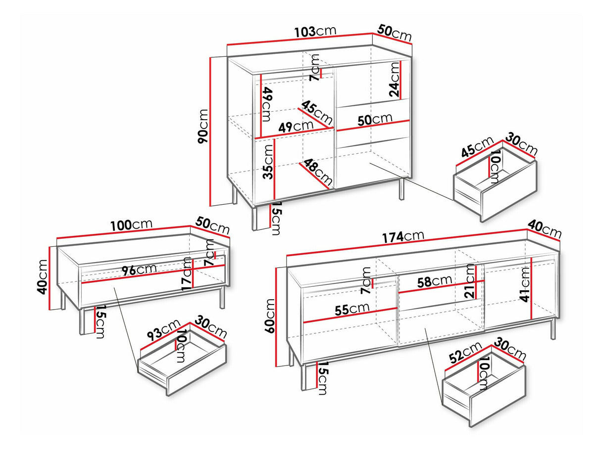Viesistabas komplekts 544567