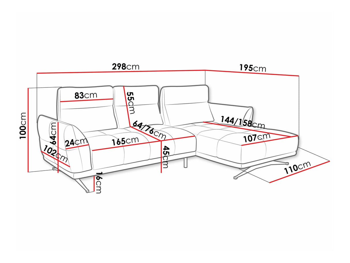 Stūra dīvāns 558562