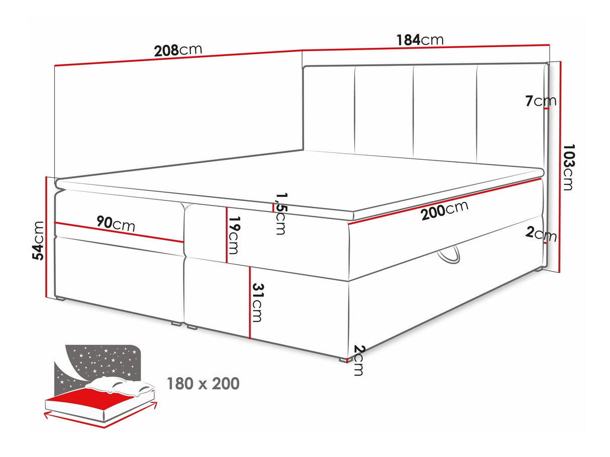 Kontinentālā gulta 263501