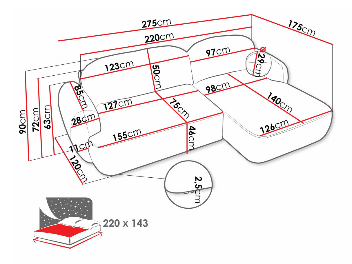 Stūra dīvāns 572039