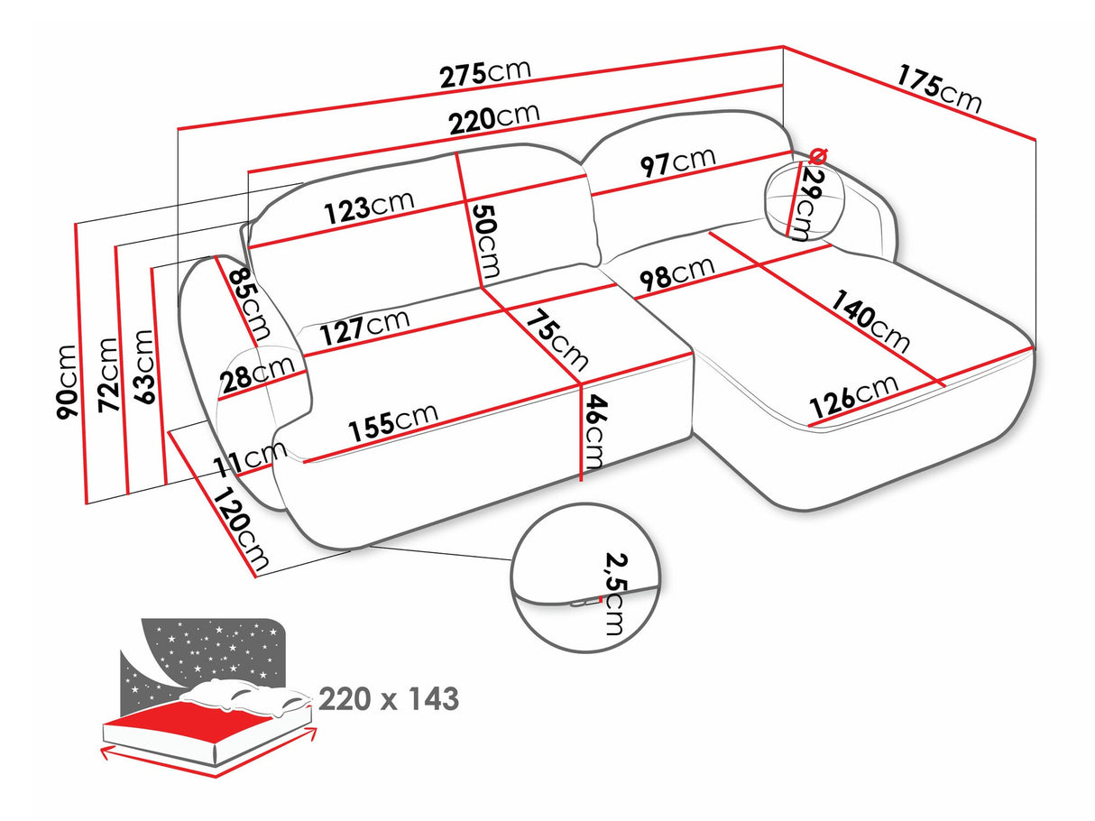 Stūra dīvāns 572039