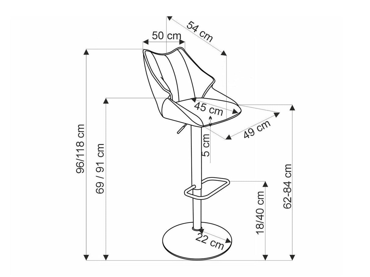Bāra krēsls 560593