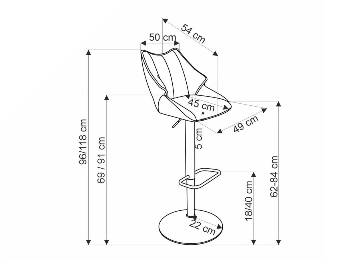 Bāra krēsls 560593