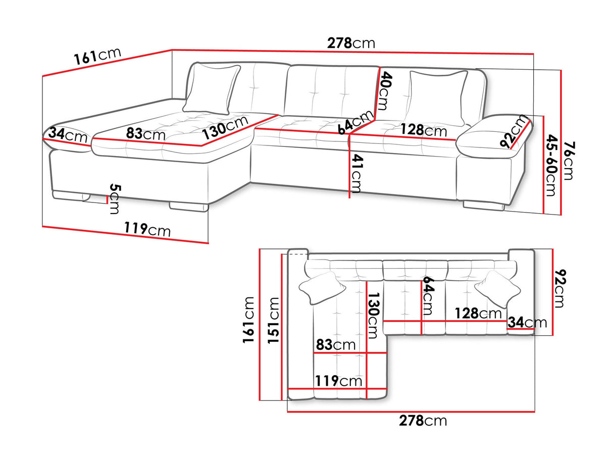 Stūra dīvāns 464104