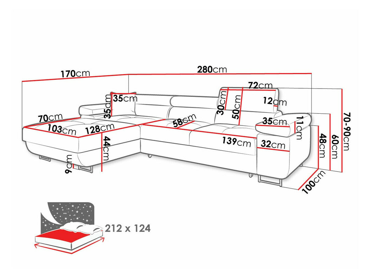 Stūra dīvāns 532805