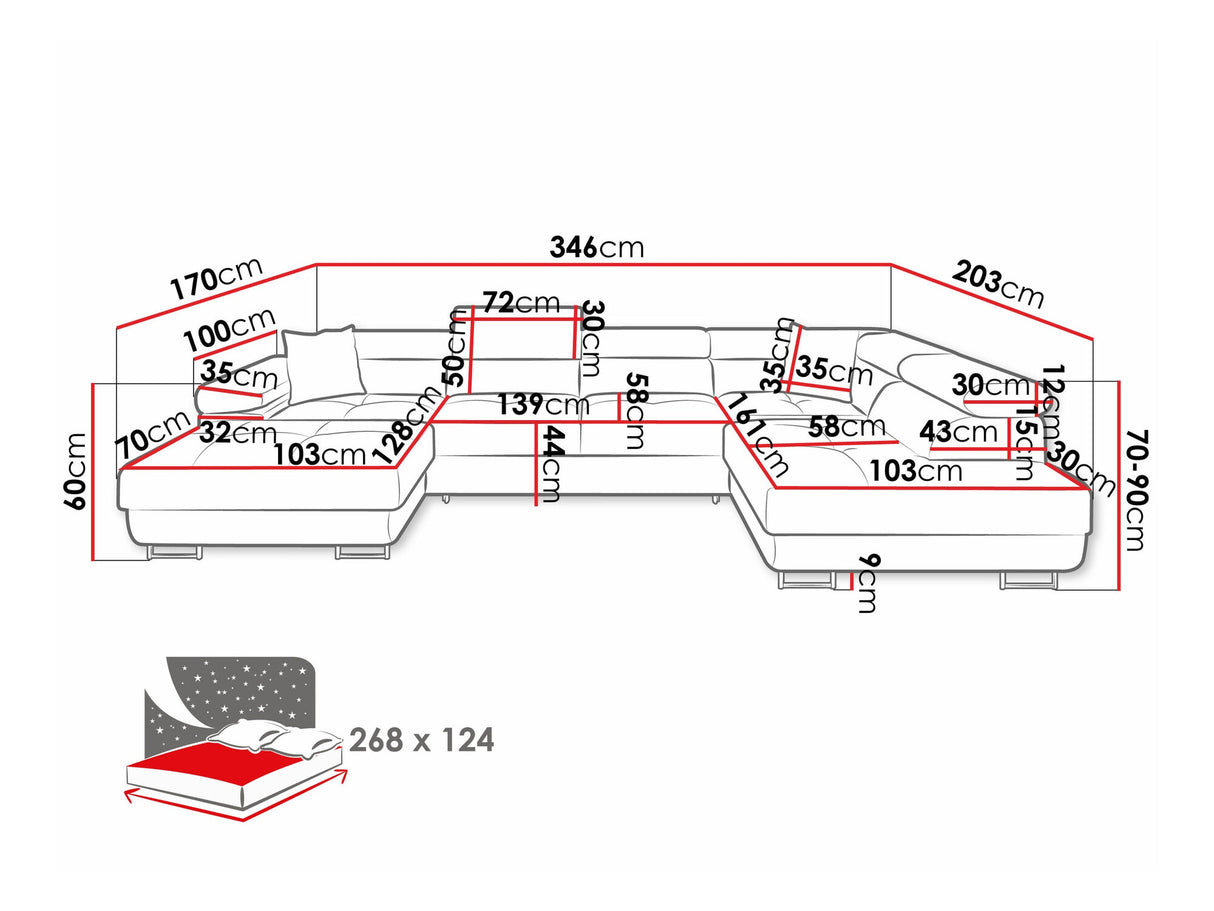 Stūra dīvāns 534071
