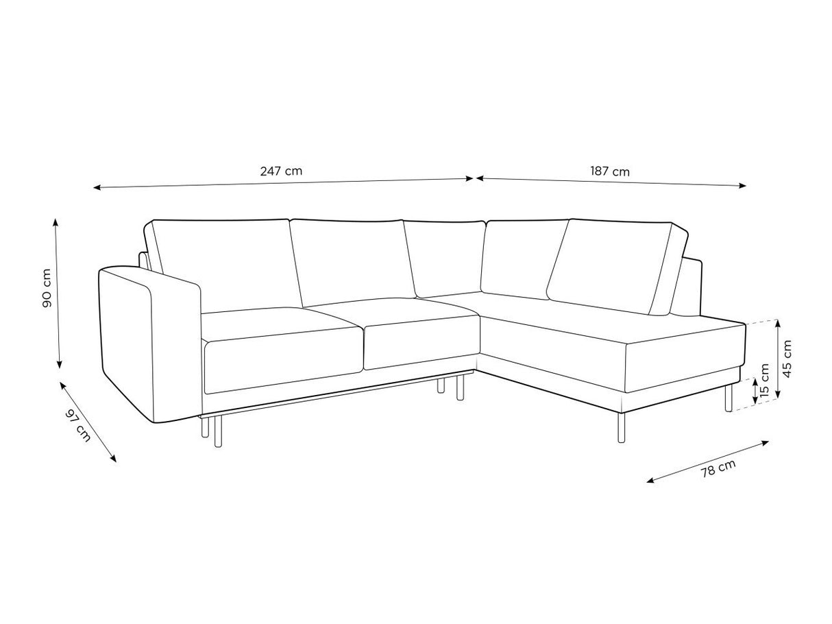 Stūra dīvāns 561076