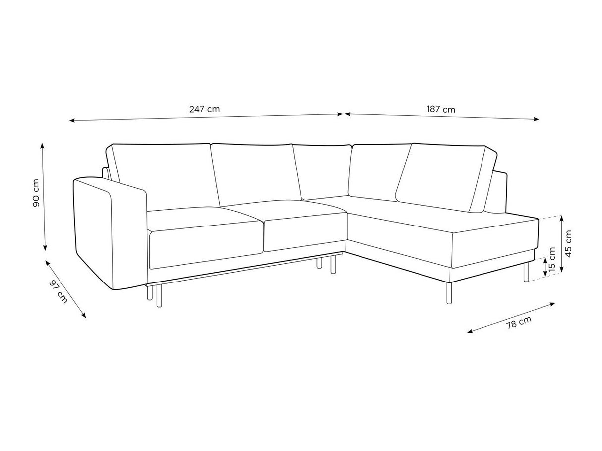 Stūra dīvāns 561076