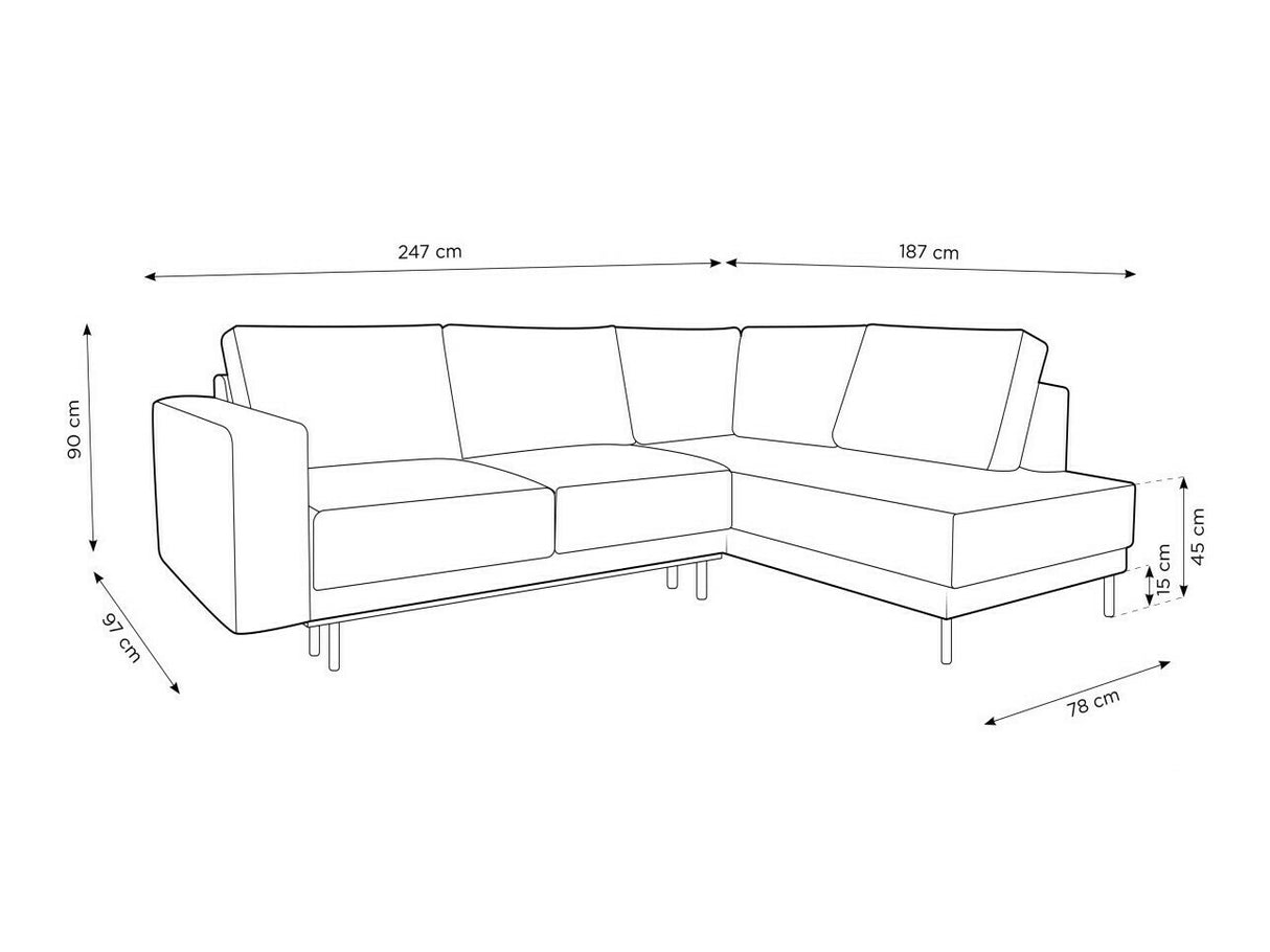 Stūra dīvāns 561076