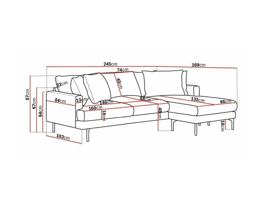 Stūra dīvāns 549312