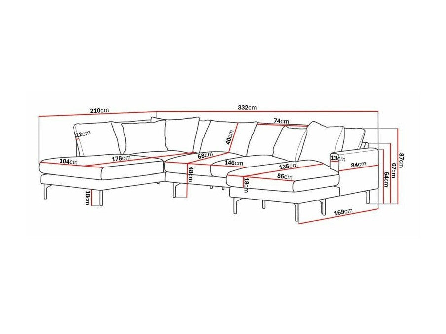 Stūra dīvāns 549336