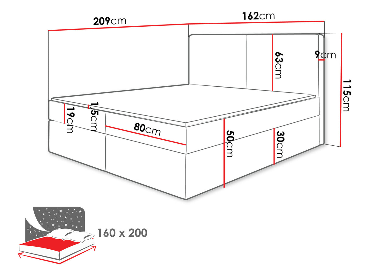 Kontinentālā gulta 561123