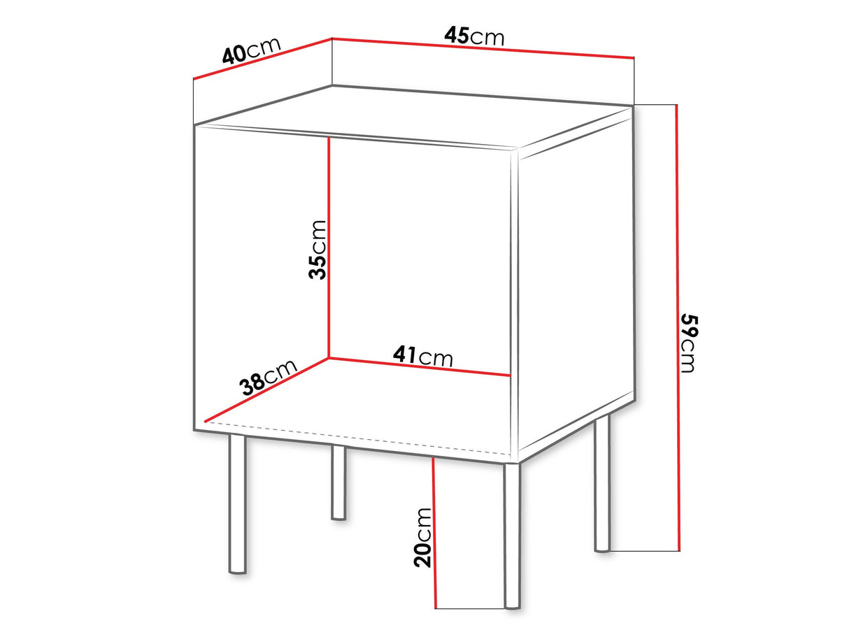 Naktsgaldiņu komplekts 561806