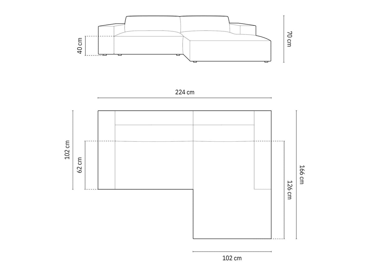Stūra dīvāns 562601