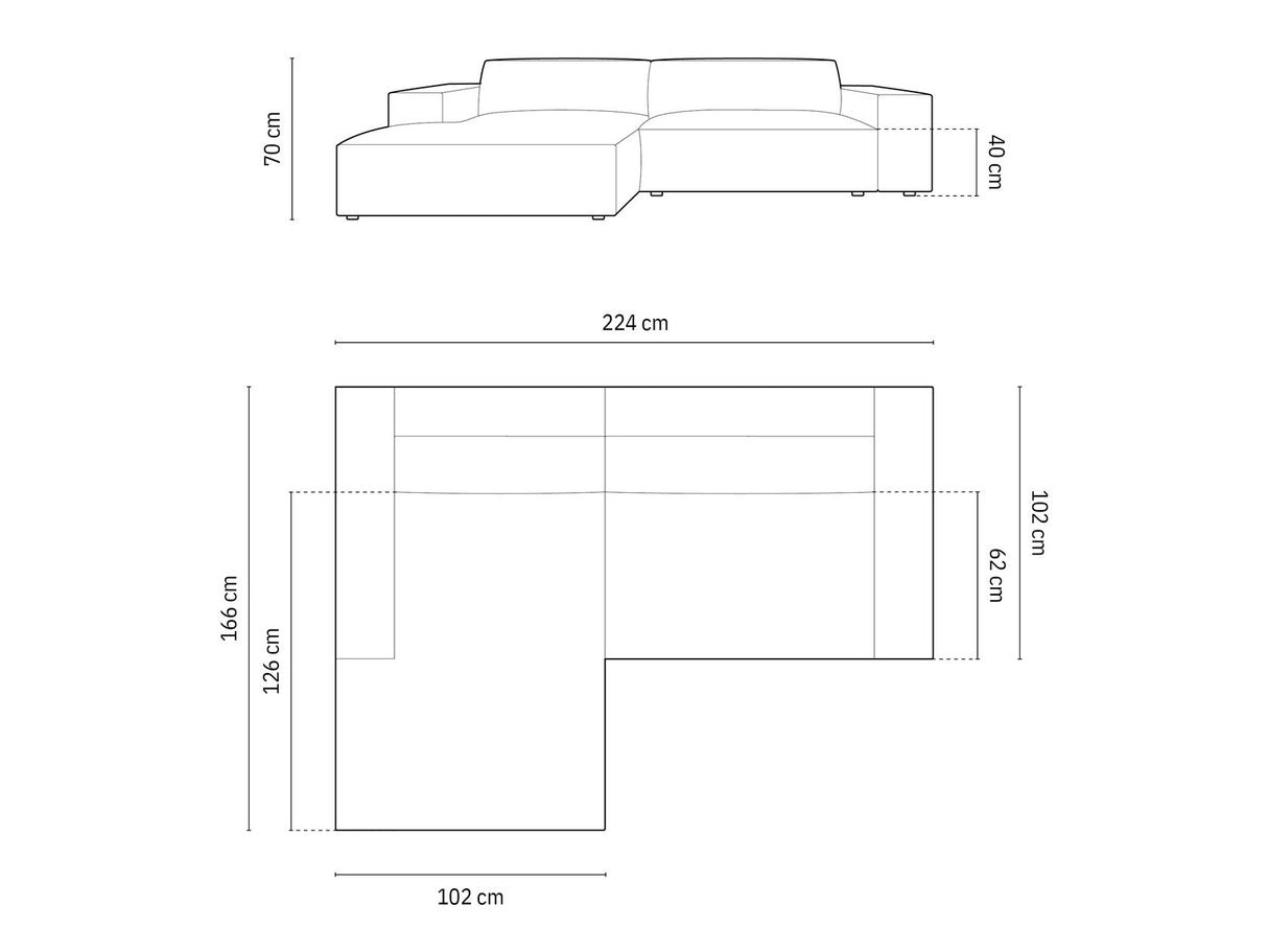 Stūra dīvāns 562601