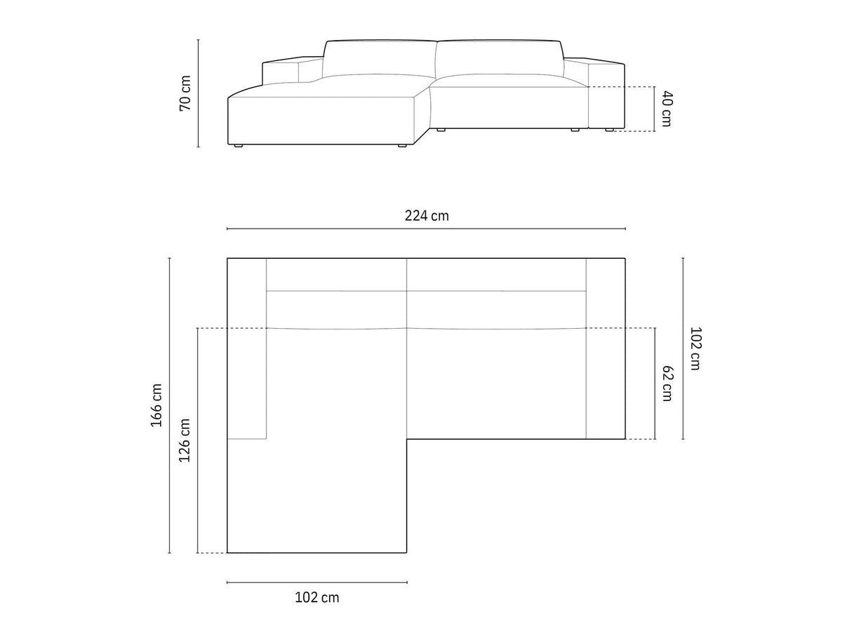 Stūra dīvāns 562601