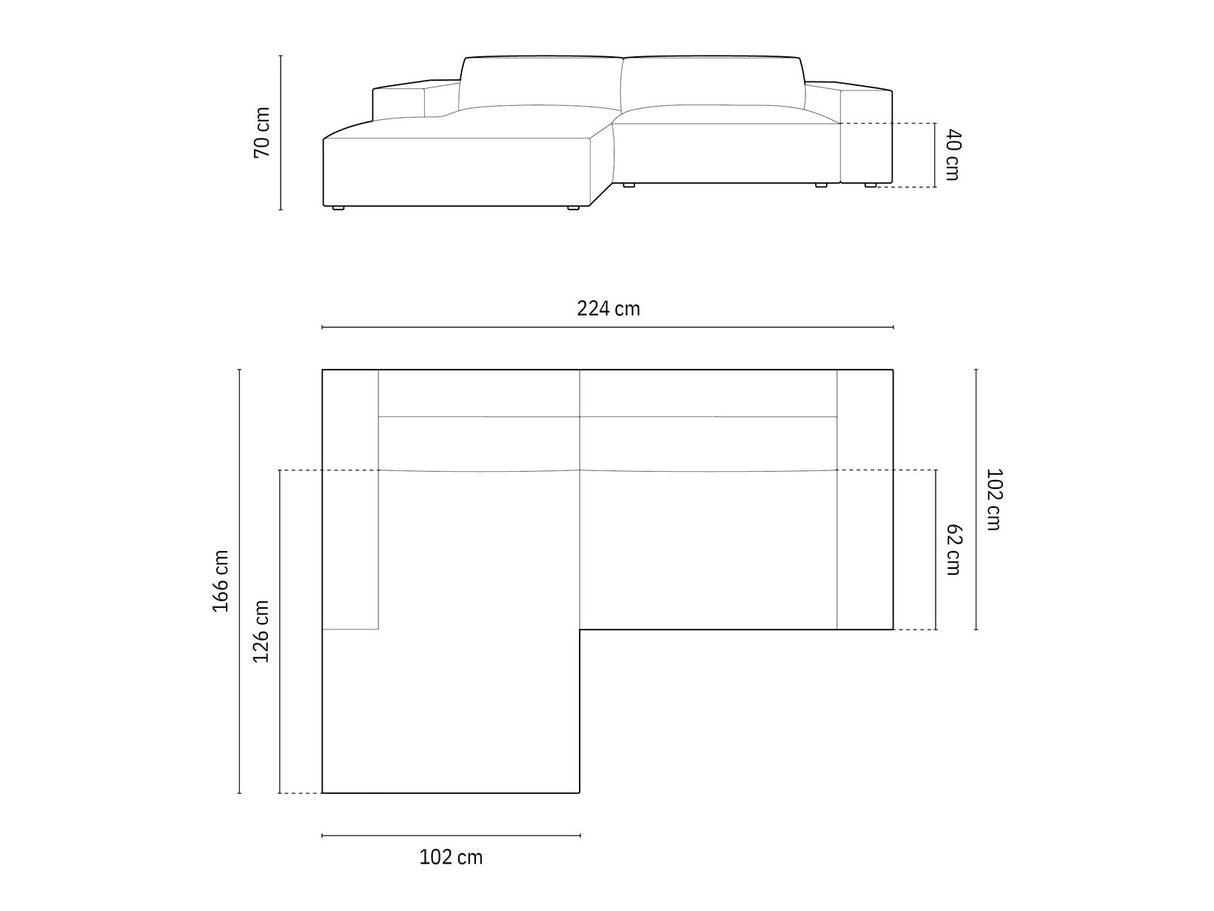 Stūra dīvāns 562601