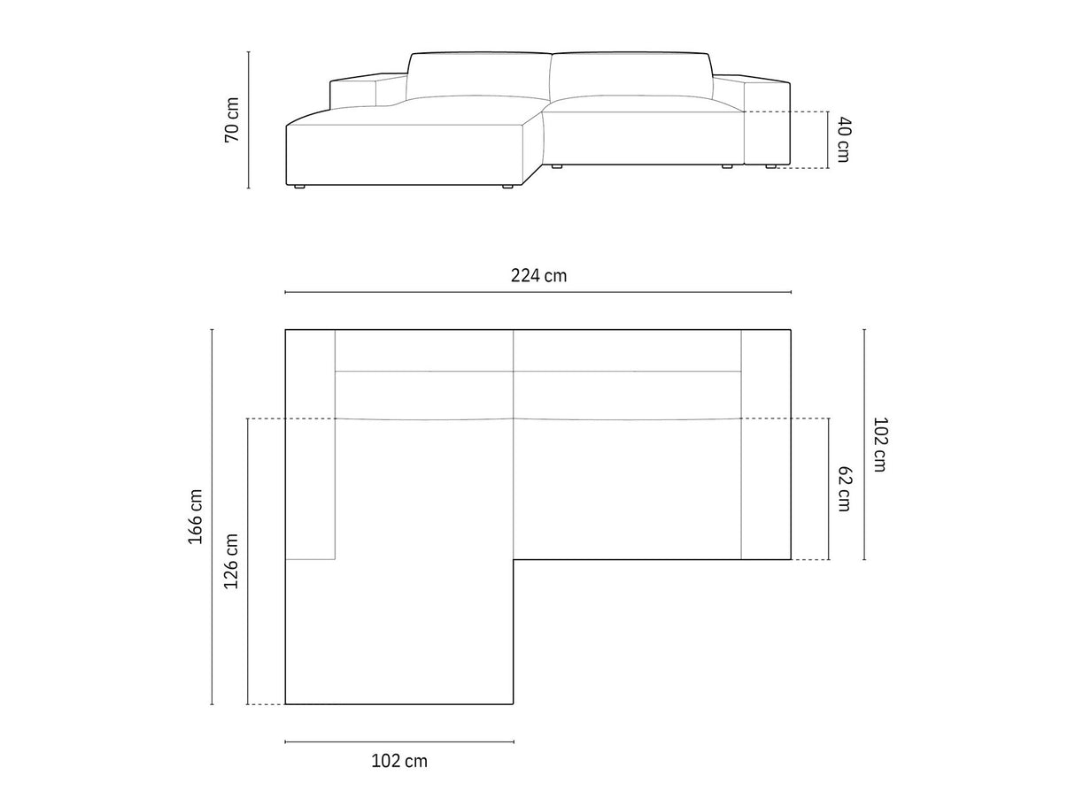 Stūra dīvāns 562601