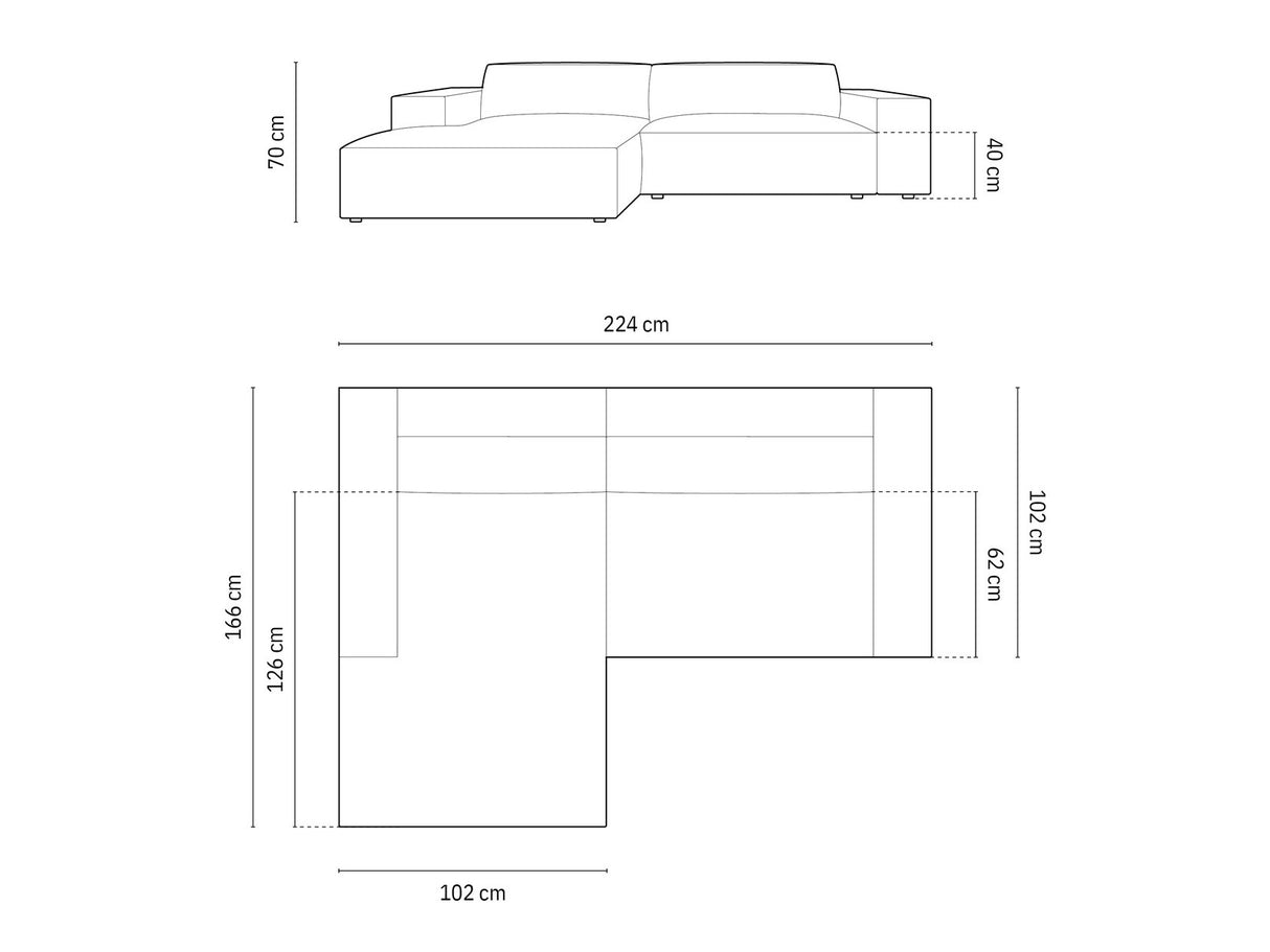 Stūra dīvāns 562601