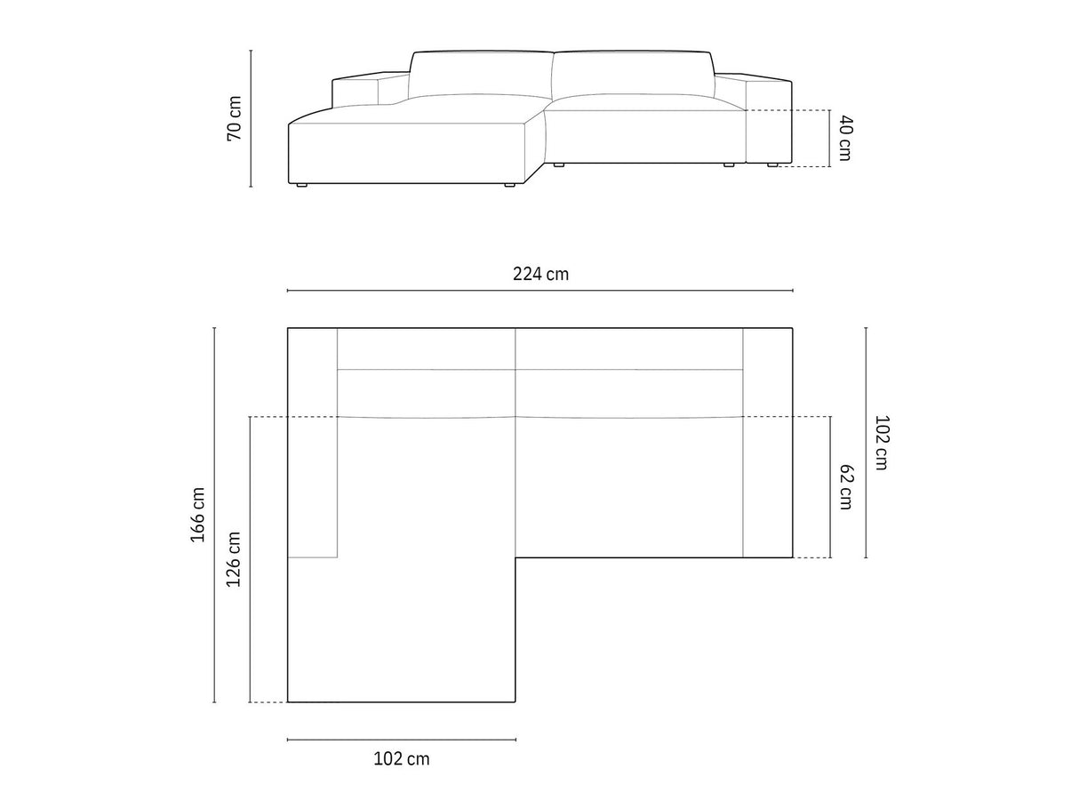 Stūra dīvāns 562601