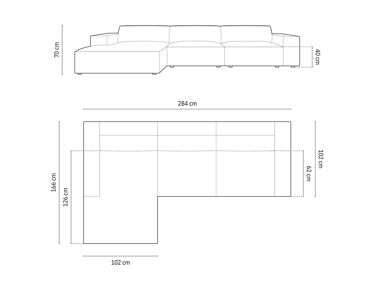 Stūra dīvāns 562707