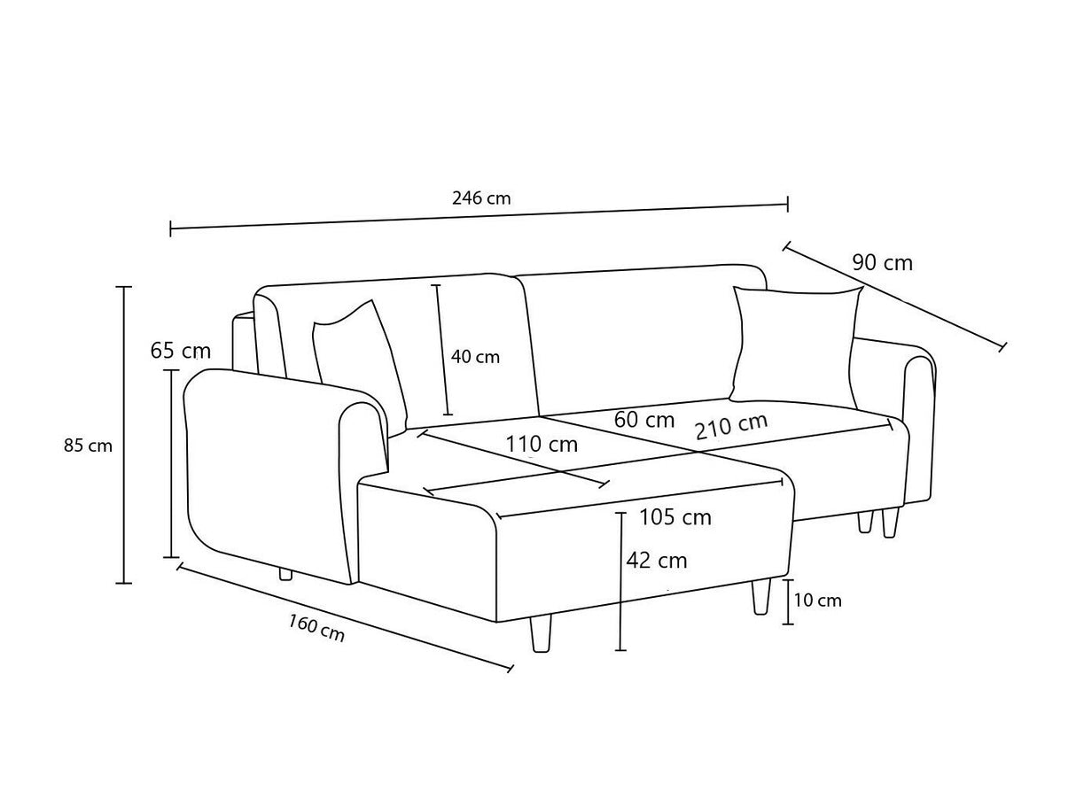 Stūra dīvāns 563262