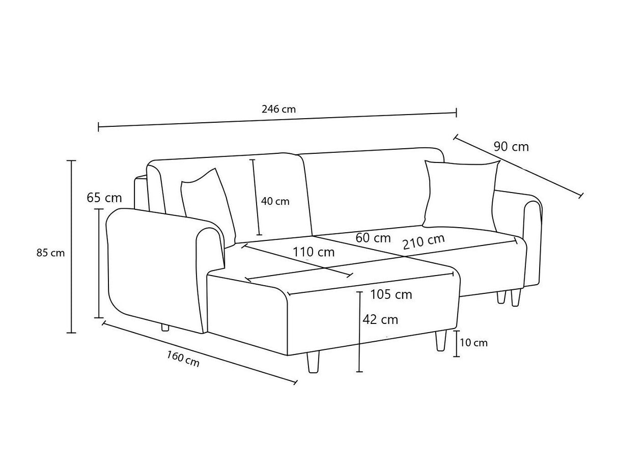 Stūra dīvāns 563262