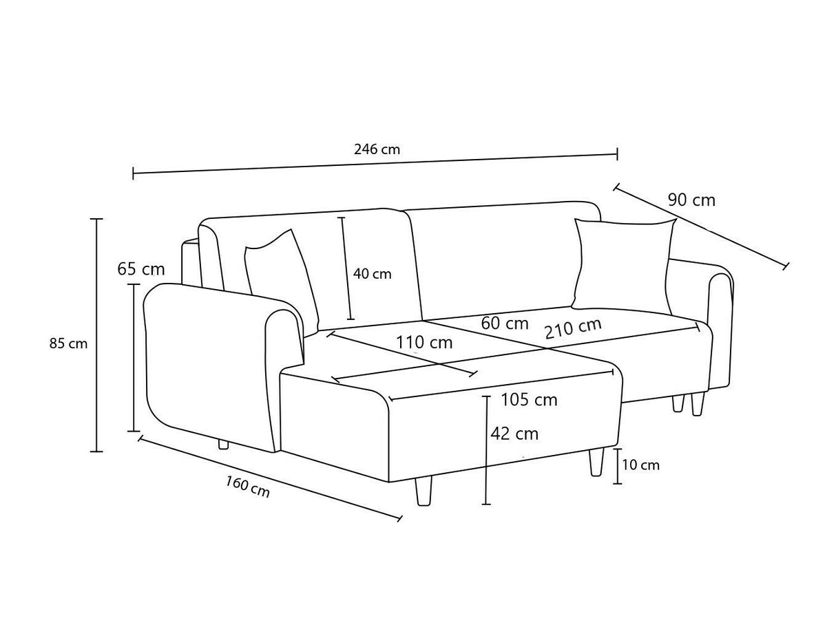 Stūra dīvāns 563262