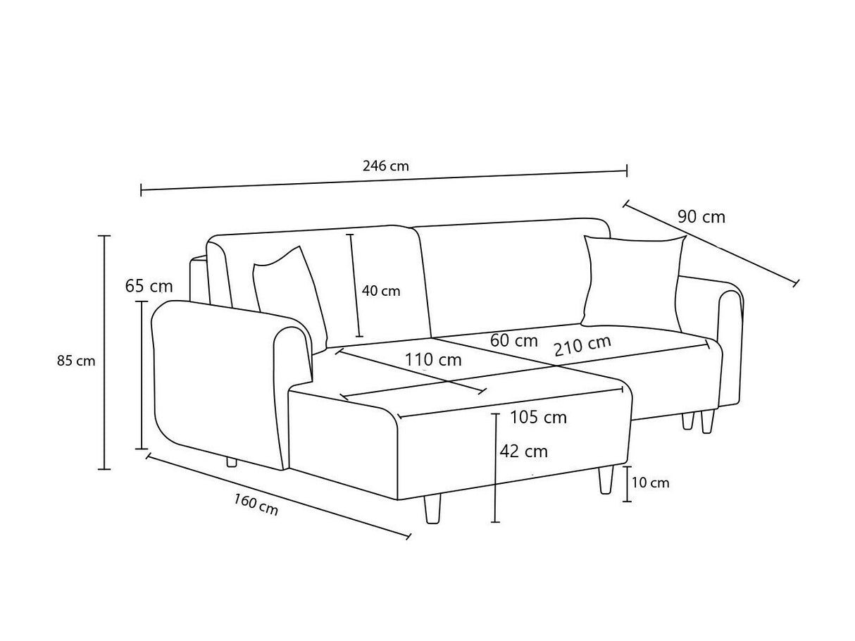 Stūra dīvāns 563262