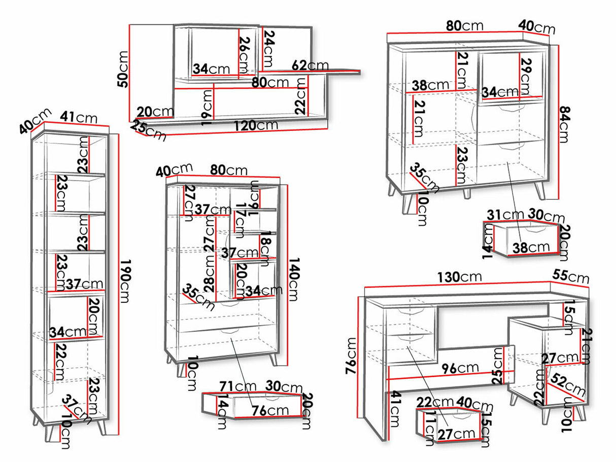 Mēbeļu komplekts 446050