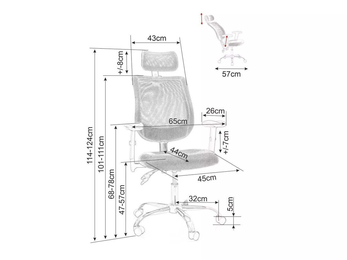 Biroja krēsls 563328