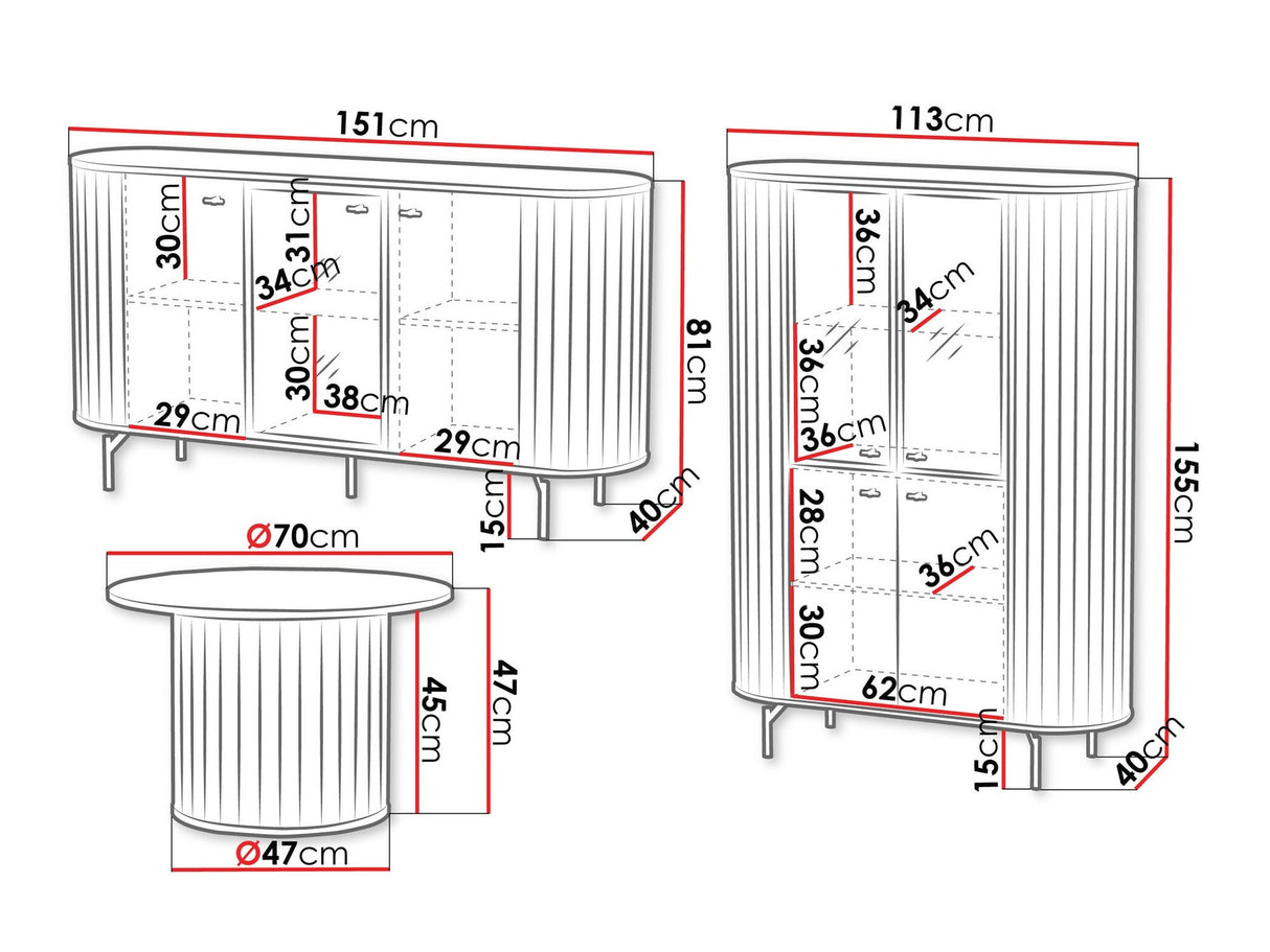 Mēbeļu komplekts 564121